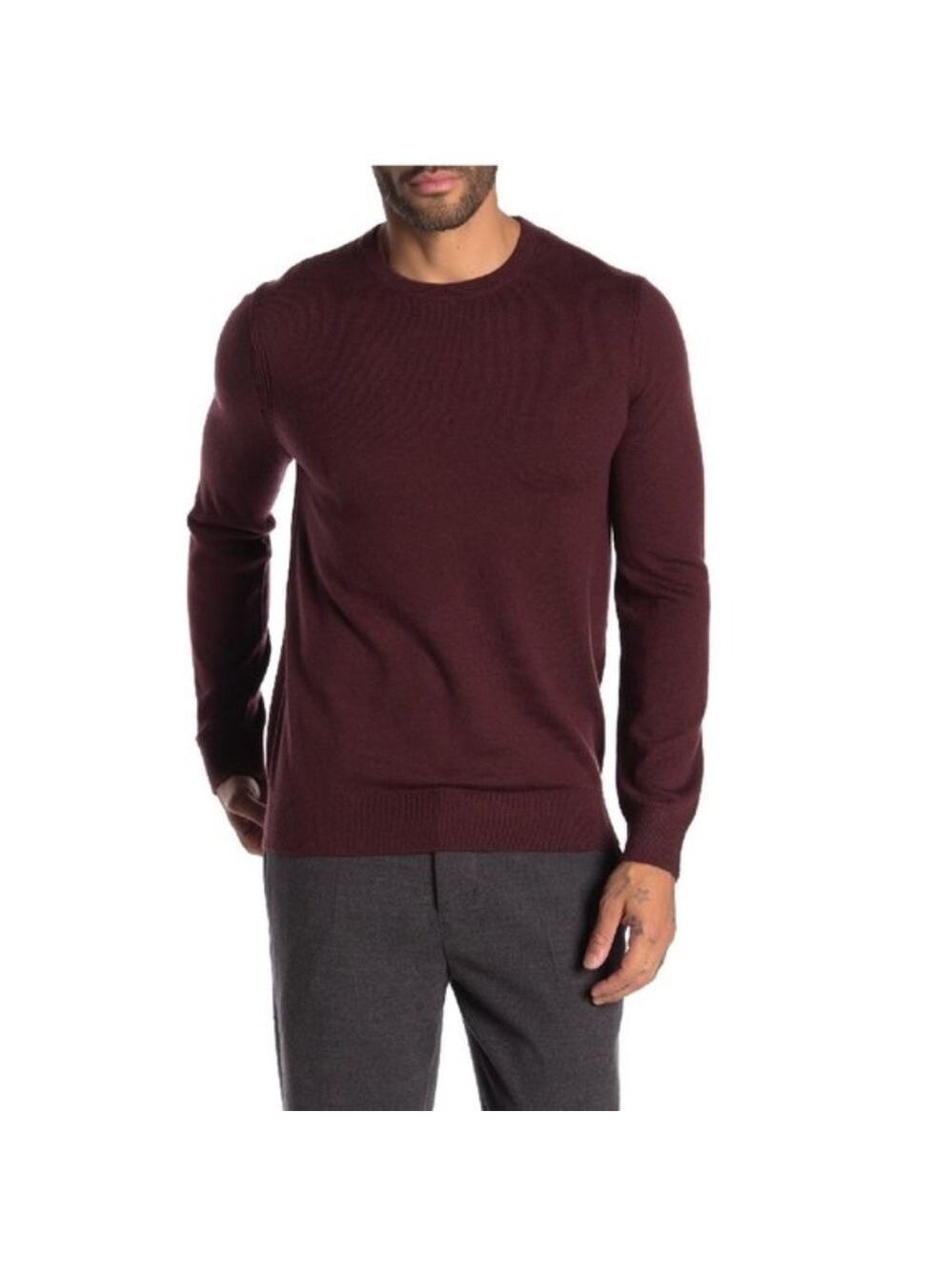 Theory Harman Rinland Wool Blend Crew Neck Sweater